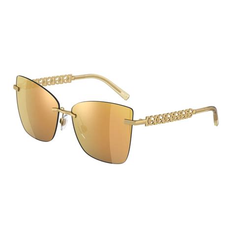 dolce gabbana sonnenbrille damen gold